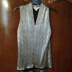 Sexy silver tank.  Great going out top firm on pri